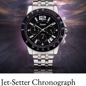 Stauer Jet-Setter Chronograph Watch NEW